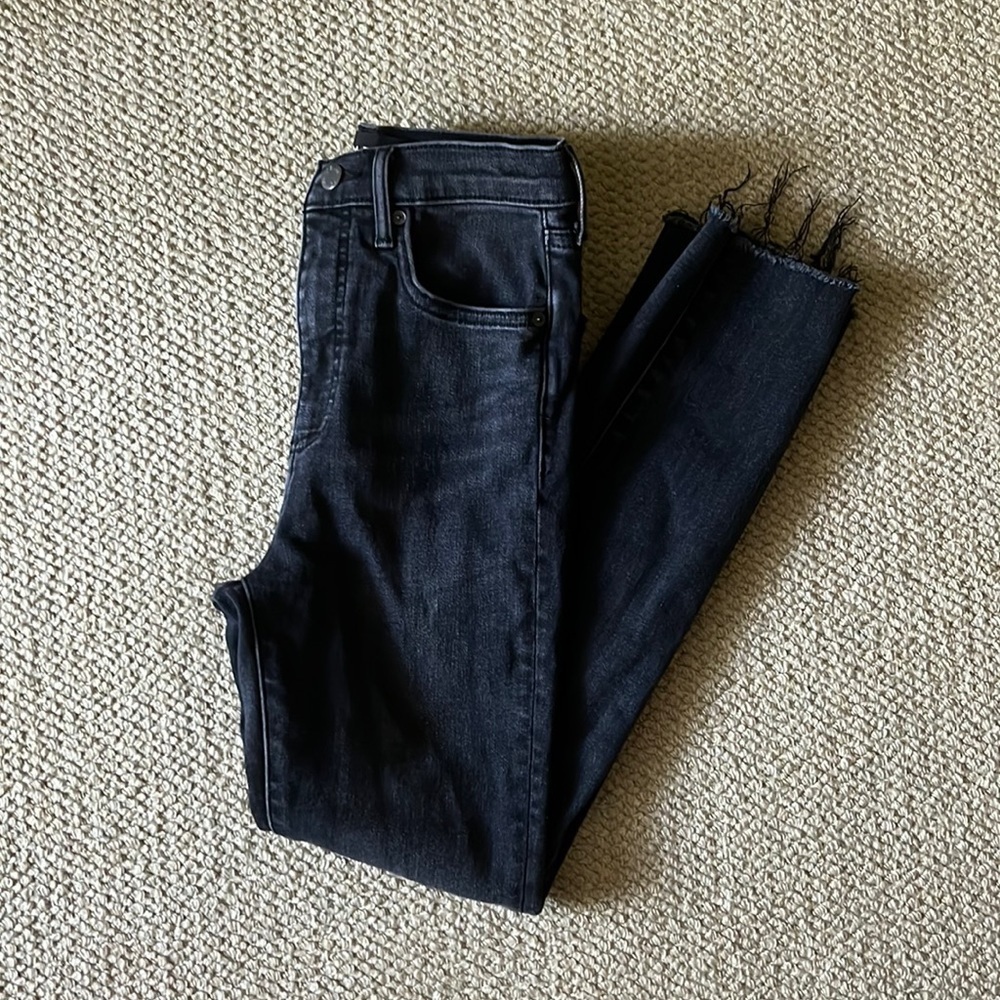 Black denim forum aritzia jeans
